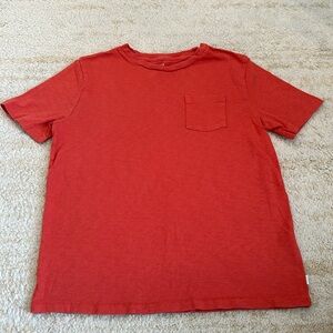 Red/orange pocket tee- GAP- size large- worn once!